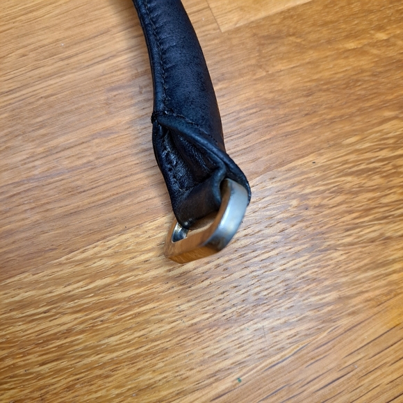 Botkier Black Lambskin Leather Bag Handles For Replacement/Repairs - Picture 4 of 7